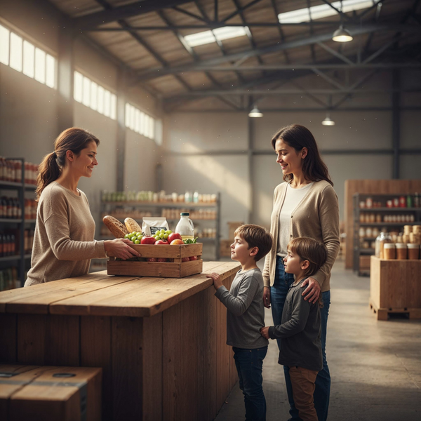 Voedselhulp voor Gezinnen die het Zwaar Hebben